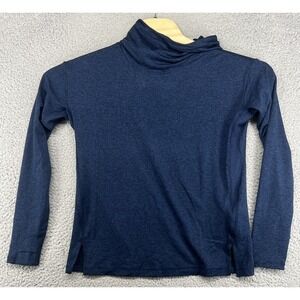 Athleta Uptempo II Hoodie Peformance Long Sleeve Blue Women's Size XS EUC
